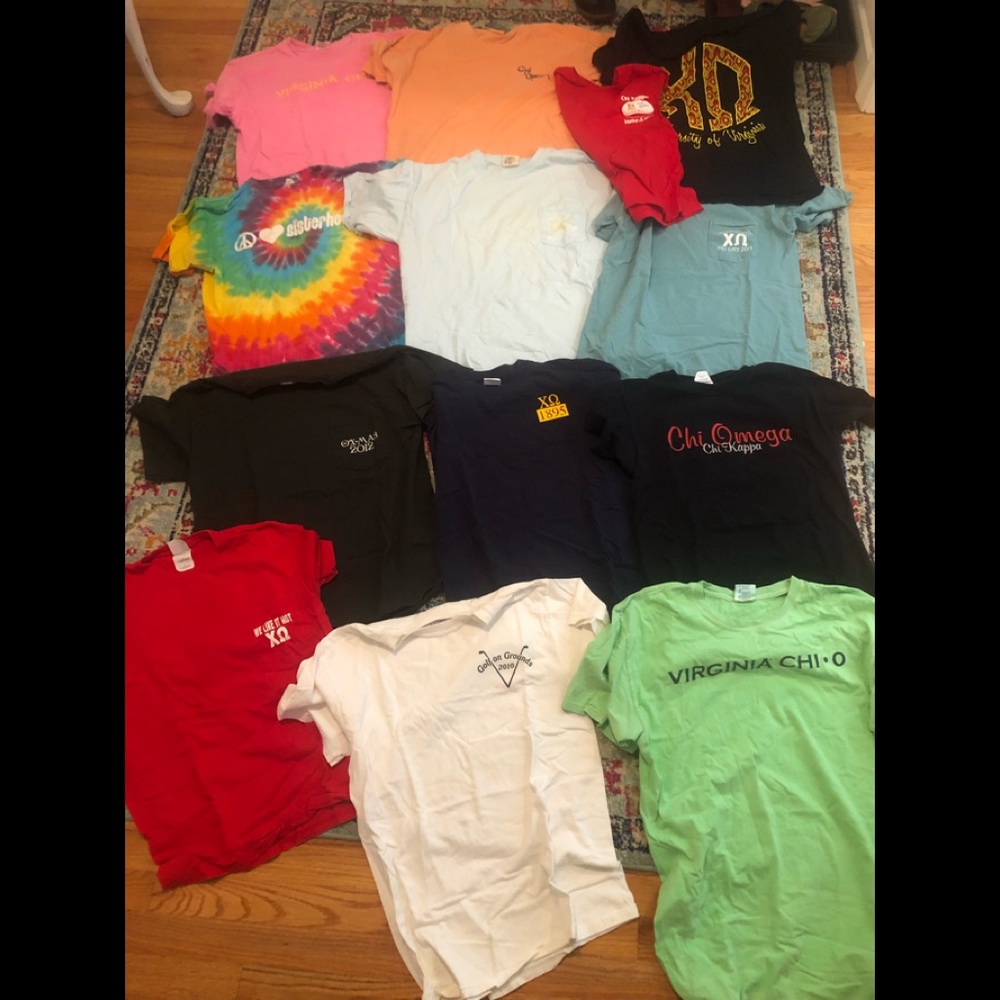 Various Chi Omega Shirts